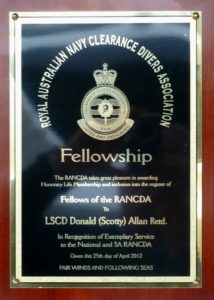Fellows of the RANCDA Award