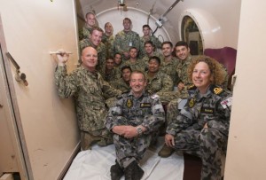 Medical team prepared for pressure situations during exercise
